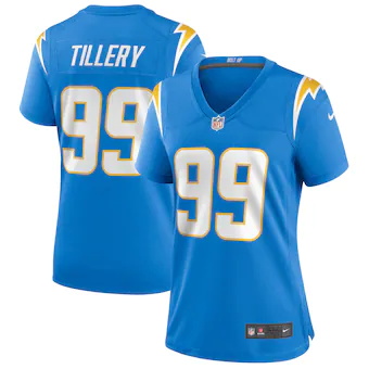 womens nike jerry tillery powder blue los angeles chargers 